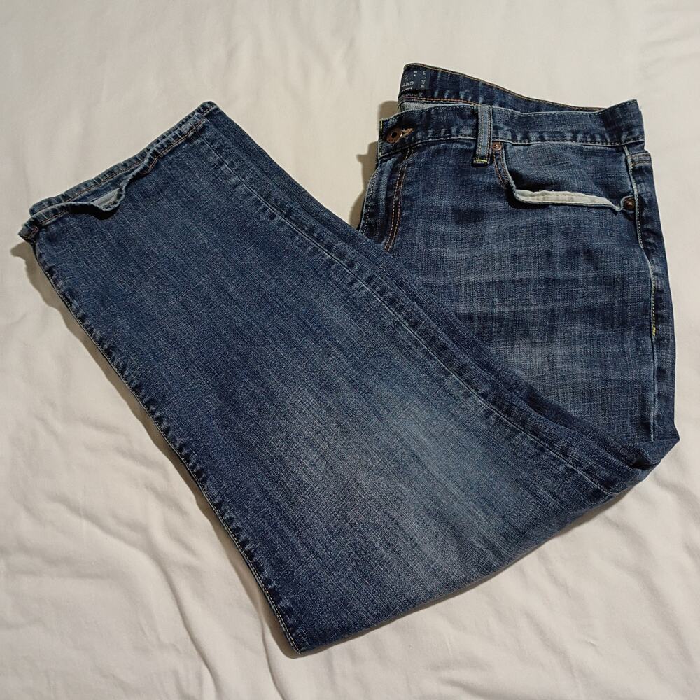 Lucky Brand 361 Vintage Straight Jeans Mens 40X30 Dark Wash Cotton Denim Casual